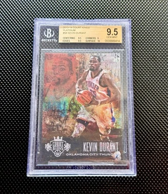 2013-14 Panini Court Kings Platinum 1/1 Kevin Durant uno de uno BGS 9,5 #58 Foto 1 de 2