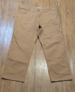 Carhartt Relaxed Fit Rugged Flex Canvas Work Pants Men's 38x30 Tan Workwear B23 - Picture 1 of 4