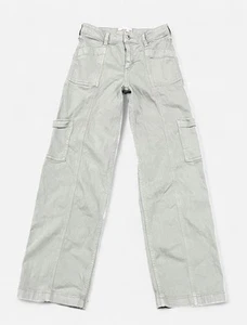 Abercrombie & Fitch Girls High Rise Wide Leg Cargo Pants Size: 11/12 Long - Picture 1 of 6