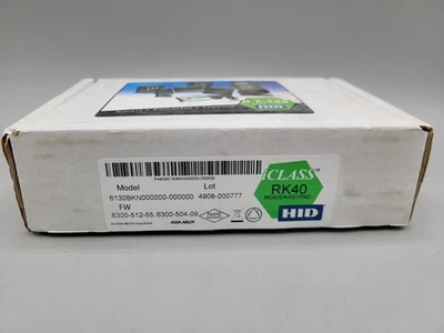 NEW HID RK40 iCLASS Smart Card Reader with Keypad 6130BKN 6130BKN000000 RFID - Image 1 of 4