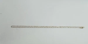 Cadena De Oro italiano Tejido Veneciano Sencillo De 18k 1,5 gramos mediano 23 cm - Imagen 1 de 10