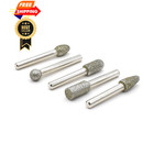 Big Horn 19391 5PC Diamond Burr Set - 1/4" Shank, 50 Grit - Coarse 