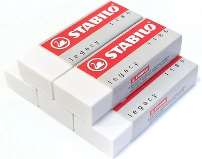 Stabilo Erbe Mars Radiergummi Plastik Gummi Radiergummi - Pack 5 - Bild 1 von 4