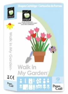 CRICUT *WALK IN MY GARDEN* FORMENPATRONE *NEU VERSIEGELT* BLUMEN NATUR RÄNDER - Bild 1 von 2