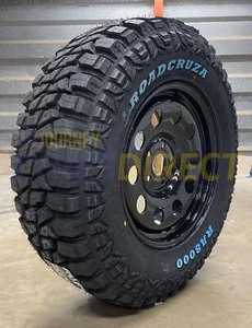 x4 265/70R17 ROADCRUZA RA8000 RUGGED TYRES ON 17x8 BLACK MODULAR STEELS - AMAROK - Picture 1 of 1