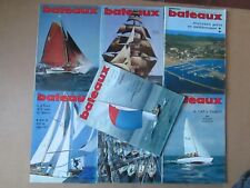Revue BATEAUX n°133 à 139 (7 numéros) de 1969 + 2 n° janv/fev. 1960