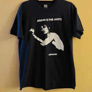 Adam & the ants black band graphic t shirt, punk rock band t-shirt QT818 - Picture 1 of 2