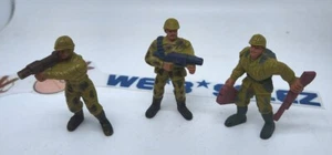 G.U.T.S. GUTS Ground Troops 2.5" Figure Set of 3 Mattel 3602 1986 - Picture 1 of 4