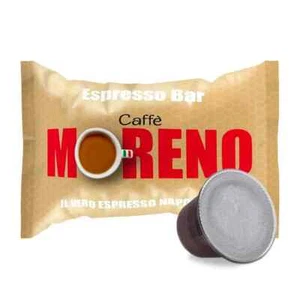 200 CAPSULE CIALDE CAFFE' MORENO ESPRESSO BAR COMPATIBILE NESPRESSO