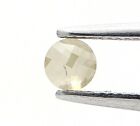 tiny real natural diamond 0.14ct silver yellow sparkling round cross cut for gif
