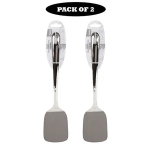 2x Stainless Steel Turner Ladle Cooking Spoon Kitchen Tool Utensil Set P831054 - Picture 1 of 6