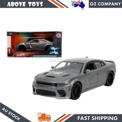 Jada 1:24 Scale Fast & Furious 10 2021 Dodge Charger SRT Hellcat Diecast Model - Image 1 of 4