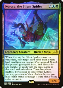 MTG FOIL Kotose, the Silent Spider Promo Pack Kamigawa Neon Dynasty  - Promo: - Picture 1 of 1