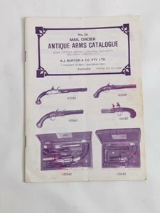 Antique Arms Catalogue No 24 K.J. Burton Balmain - Picture 1 of 2