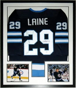 Patrik Laine Autographed Winnipeg Jets Jersey  JSA COA Custom Framed 8x10 Photo - Picture 1 of 6
