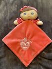 Baby Starters My First Doll Lovey Security Blanket Pink Plush Rattle Coral Pink