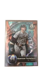 2023 Bowman Platinum Spencer Torkelson Aqua Ice 56/250 #7  Detroit Tigers