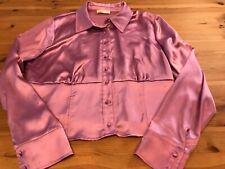 Intempo Women's Long Sleeve Purple / Rose Top Size L