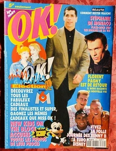 MAGAZINE OK ! 859 JUILLET 1992 FLORENT PAGNY STÉPHANIE DE MONACO NKOTB BENNY B - Imagen 1 de 2