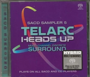 Telarc Heads Up SACD Sampler 5 - SACD Hybrid Multichannel CD - Like New! - Picture 1 of 3