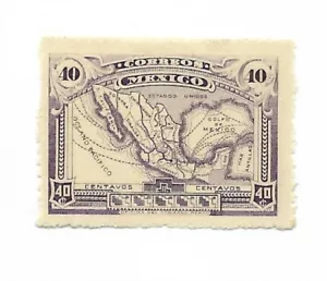 Mexico 1917 40 Centavos VF VLH Scott 626 Original Gum Scarce Unlisted Variety! | - Picture 1 of 2