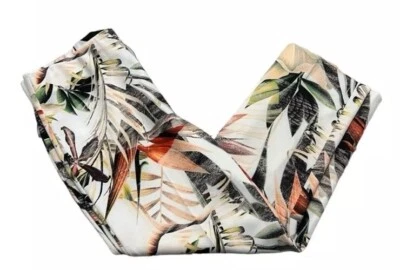 Joseph Ribkoff Tropical/Floral Pantalón Corto con Abertura Blanco/Multi 12 Foto 1 de 4