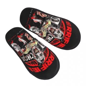 Custom Print Terrifier House Slippers Cozy Warm Horror Movie Clown Sz M - Picture 1 of 3