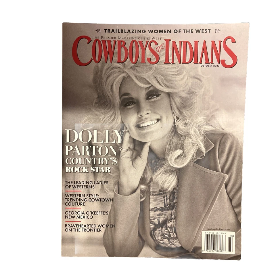 COWBOYS & INDIANS Magazine October 2023 DOLLY PARTON Countries Rockstar - Image 1 of 1