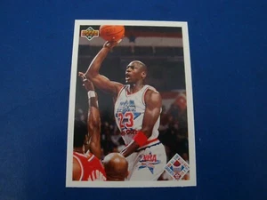 1991-1992 Upper Deck Michael Jordan All-Star Checklist #48 Pack to Sleeve Holder - Picture 1 of 2