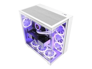 NZXT H9 Flow White, weiß Seitenteil mit Fenster (gehärtetes Glas) - Bild 1 von 1