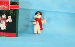 1992 Hallmark Keepsake adorno de Navidad "POLAR POST" - con caja de Ed Seale - Imagen 1 de 4