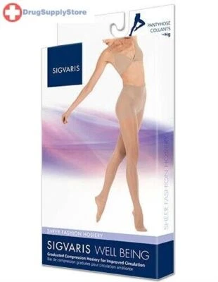 Pantimedias Sigvaris 120P moda transparente 15-20 mmHg Foto 1 de 2