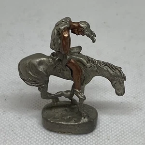 Vintage Native American Masterworks Pewter Horse Figurine END OF THE TRAIL - Picture 1 of 7