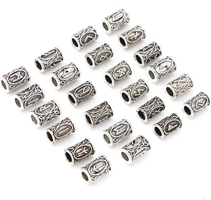Hair Beads, Dreadlock Beads Viking Hair Bead Men Beard Beads for Salon for Tr... - Picture 1 of 9