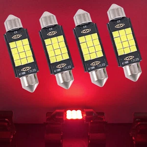 4X 42MM 211-2 212-2 578 Colorido LED Interior Mapa Bombillas para Chevy Chrysler - Imagen 1 de 15