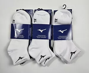 Paquete de 3 pares de calcetines medios de entrenamiento Mizuno Training DryLite talla XL 9 para adultos - Imagen 1 de 5