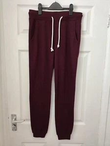 H&M Divided Joggers Pants Bottoms. Burgundy Marl Colour. Size XS x Approx 29" L - Picture 1 of 10