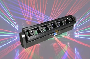 4x 6 Eyes RGB Effect Projector for DJ Club Xmas Event Show Moving Head Laser - Picture 1 of 8