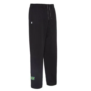 Black Brazil Capoeira Kids Children Abada Sport Activity Trousers Pants 6-14 yrs - Picture 1 of 4