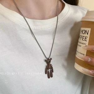 New high-end trendy cartoon-style draped sweater decorative necklace - Picture 1 of 7