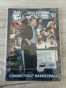 Geno Auriemma University Connecticut UCONN 2000 Basketball Team Set Karte - Bild 1 von 2