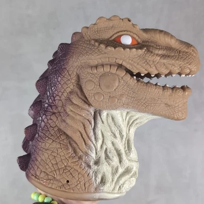 Vintage Godzilla Puppet Head Toho 1998 90s Toys Kids Childrens Dinosaur Toy - image 1 of 4