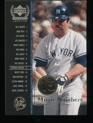 Thurman Munson MN 2000 Upper Deck New York Yankees Legends #60 MLB EX or Better Foto 1 de 2