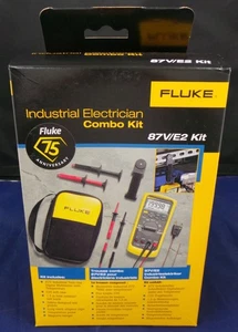 KIT COMBINADO ELECTRICISTA INDUSTRIAL FLUKE 87V/E2 NUEVO - Imagen 1 de 3