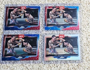LOTE DE REFRACTOR BASE Y RAYAS ESTRELLAS ILIA TOPURIA 2025 TOPPS CROMO UFC (4) - Imagen 1 de 1