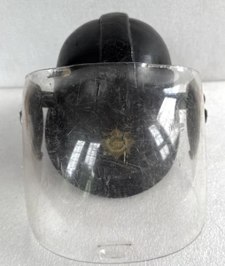 Jas Hendry Fireman's Helmet - British Fire Services Association Badge With Visor - Picture 1 of 11