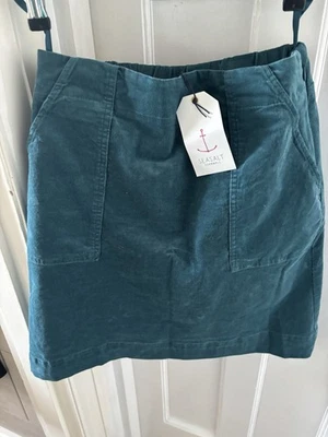 BNWT Seasalt Needlecord Organic Cotton Skirt Size 8 Petite RRP £57.95 - Image 1 of 2