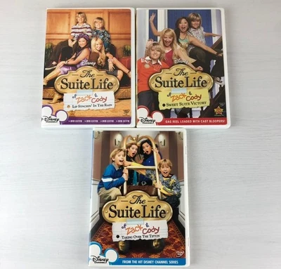 Lot of 3 The Suite Life of Zach & Cody DVDs - Disney Channel TV Series - Image 1 of 4
