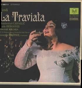Verdi-Montserrat Caballé Carlo Bergonzi Sherrill Milnes Georges Prêtre-La Travia - Picture 1 of 4