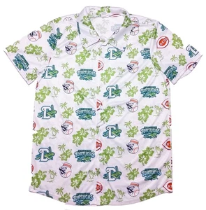 Daytona Tortugas Cincinnati Reds Hawaiian Shirt MiLB SGA Floral Large L - Picture 1 of 9